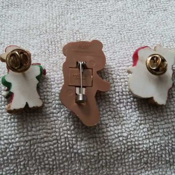 **SALE, SALE** Christmas Set - Lapel Pins & Earrings - Picture 6 of 9
